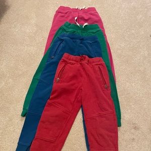Lot of 4 Hanna Andersson sweatpants size 120 cm or US 6-7